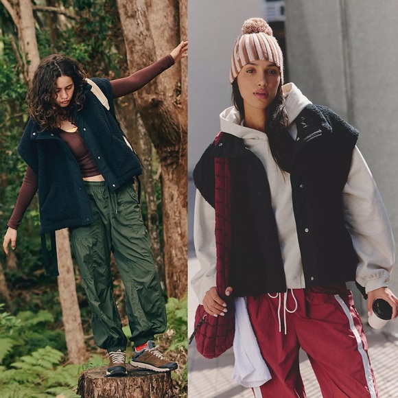 Free People Jackets & Blazers - New Free People Scout It Out Fleece Vest